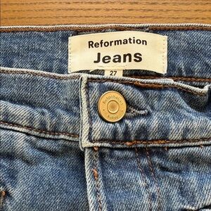 Reformation High Rise Denim Jeans